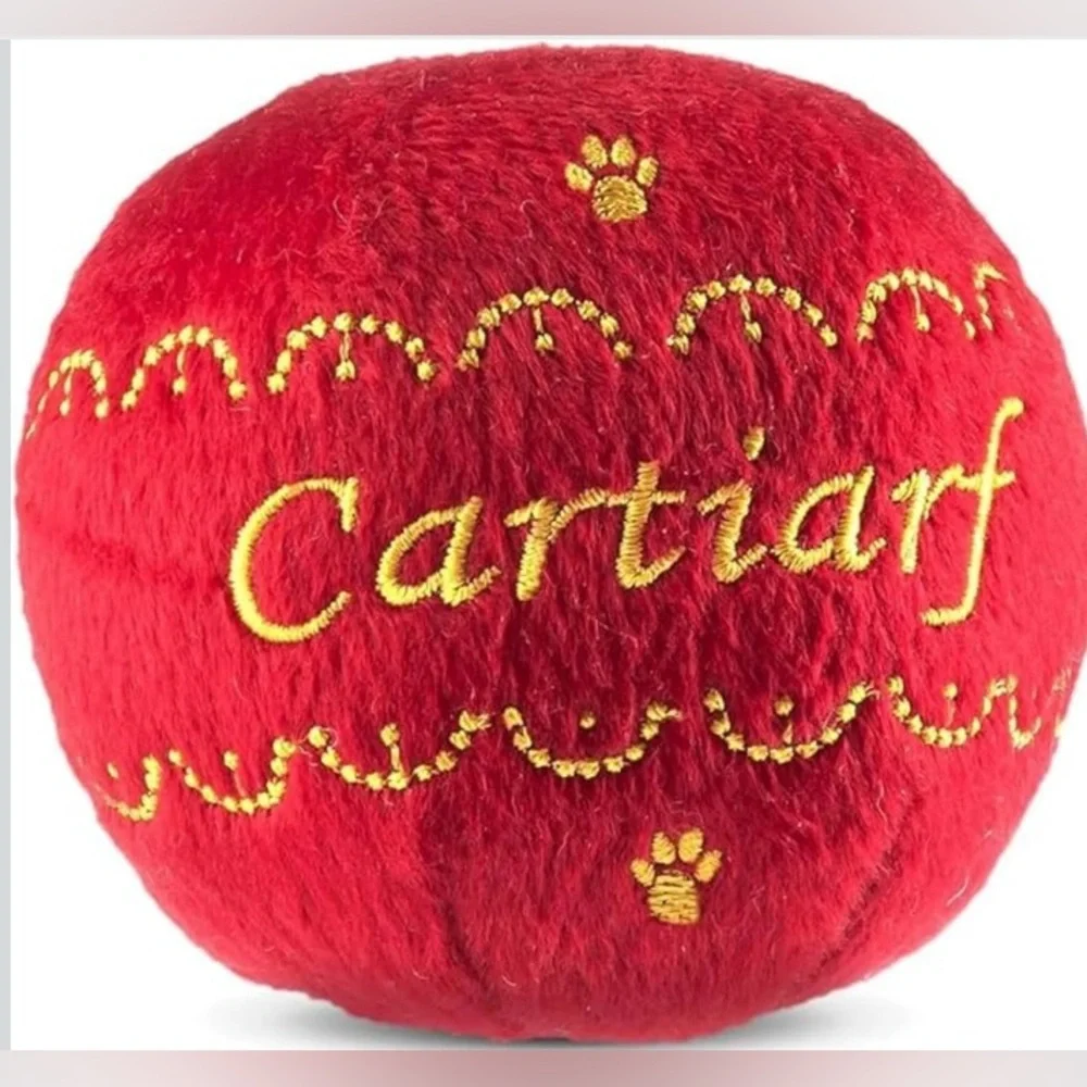 Luxurious Plush Dog Ball